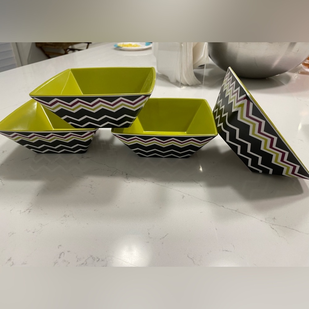 Missoni for Target Melamine bowls set of 4